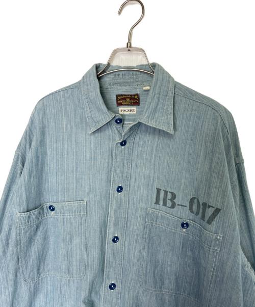 INSCRIRE（アンスクリア）INSCRIRE BUZZ RICKSON'S BEAMS INSCRIRE アンスクリア × BUZZ RICKSON'S バズリクソンズ × BEAMS ビームス 23年春夏 別注 シャンブレー ワークシャツ サイズ:16-16 1/2の古着・服飾アイテム