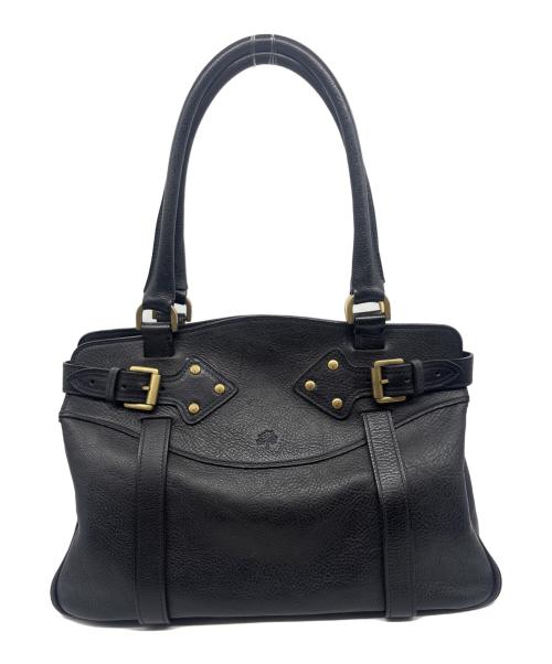 MULBERRY（マルベリー）MULBERRY (マルベリー) レザートートバッグ ブラックの古着・服飾アイテム