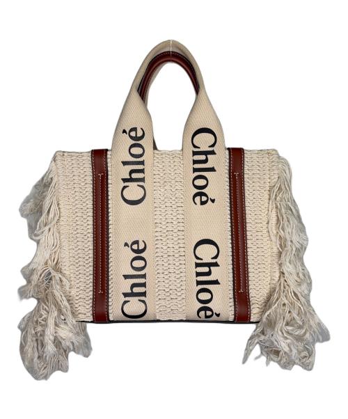Chloe（クロエ）Chloe (クロエ) トートバッグ ホワイトの古着・服飾アイテム