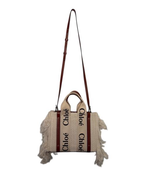 Chloe（クロエ）Chloe (クロエ) トートバッグ ホワイトの古着・服飾アイテム