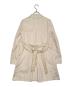 MaxMara STUDIO (マックスマーラスタジオ) MaxMara STUDIO マックスマーラ スタジオ OTARIA オタリア ポリエステル ステンカラー スプリングコート 赤タグ アイボリー サイズ:38：10000円