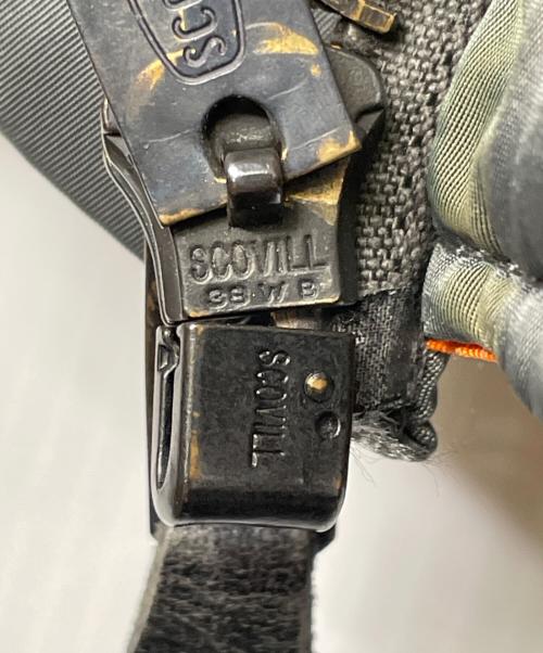 US ARMY（ユーエスアーミー）US ARMY ALPHA INDUSTRIES US AIR FORCE ALPHA アルファ US AIR FORCE エアフォース 60年代 米軍実物 官給品 MA-1フライトジャケット グリーン サイズ:LARGEの古着・服飾アイテム