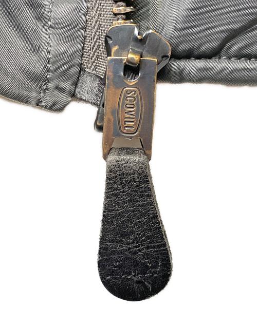 US ARMY（ユーエスアーミー）US ARMY ALPHA INDUSTRIES US AIR FORCE ALPHA アルファ US AIR FORCE エアフォース 60年代 米軍実物 官給品 MA-1フライトジャケット グリーン サイズ:LARGEの古着・服飾アイテム