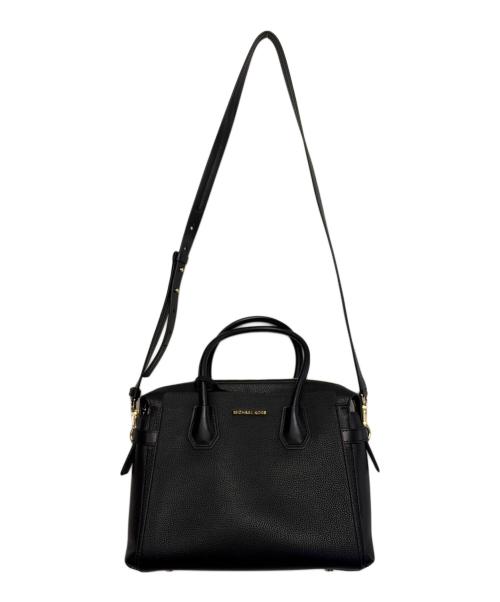 MICHAEL KORS（マイケルコース）MICHAEL KORS (マイケルコース) 2WAYショルダーバッグ ブラックの古着・服飾アイテム
