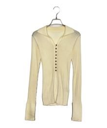 TODAYFUL（トゥデイフル）の古着「TODAYFUL トゥデイフル 2025SS Sheer Skipper Knit シアースキッパーニット」｜ベージュ