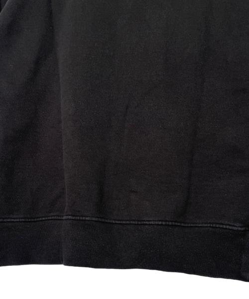 AMI Alexandre Mattiussi（アミアレクサンドルマテュッシ）AMI Alexandre Mattiussi AMI Alexandre Mattiussi アミアレクサンドルマテュッシ 2016SS AMI Patch パイルロゴ スウェット トレーナー ブラック サイズ:Lの古着・服飾アイテム