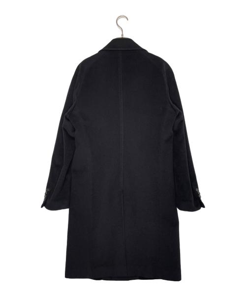 Paul Smith London（ポールスミスロンドン）Paul Smith London (ポールスミスロンドン) Paul Smith LONDON ポールスミス ロンドン 90~00年代 アンゴラ100% ステンカラーコート ロングコート 日本製 ブラック ブラック サイズ:Mの古着・服飾アイテム