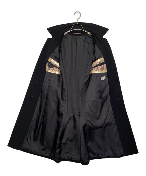 Paul Smith London（ポールスミスロンドン）Paul Smith London (ポールスミスロンドン) Paul Smith LONDON ポールスミス ロンドン 90~00年代 アンゴラ100% ステンカラーコート ロングコート 日本製 ブラック ブラック サイズ:Mの古着・服飾アイテム