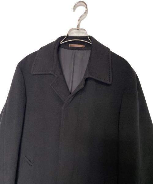 Paul Smith London（ポールスミスロンドン）Paul Smith London (ポールスミスロンドン) Paul Smith LONDON ポールスミス ロンドン 90~00年代 アンゴラ100% ステンカラーコート ロングコート 日本製 ブラック ブラック サイズ:Mの古着・服飾アイテム