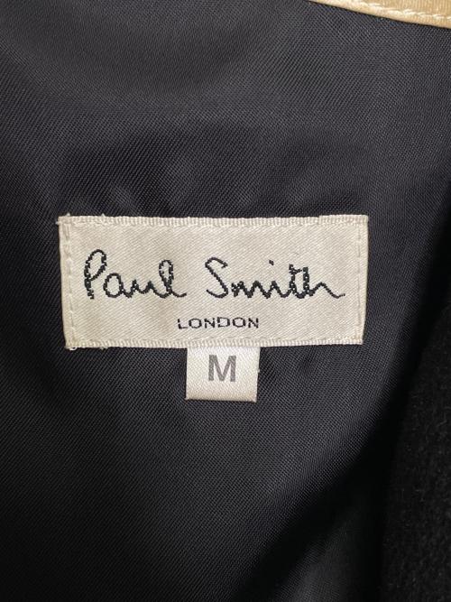 Paul Smith London（ポールスミスロンドン）Paul Smith London (ポールスミスロンドン) Paul Smith LONDON ポールスミス ロンドン 90~00年代 アンゴラ100% ステンカラーコート ロングコート 日本製 ブラック ブラック サイズ:Mの古着・服飾アイテム