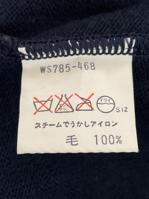Burberry's（バーバリーズ）Burberry's (バーバリーズ) Burberry's REGD バーバリーズ 90年代 タータンチェック 切り替え カーディガン ネイビー ネイビー×グリーン サイズ:Mediumの古着・服飾アイテム