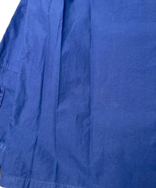 stussy（ステューシー）stussy (ステューシー) STUSSY ステューシー BURLY THREADS 00's バッファローチェック切り替え ワークシャツ 長袖シャツ 金タグ ネイビー サイズ:MEDIUMの古着・服飾アイテム