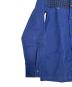 中古・古着 stussy (ステューシー) STUSSY ステューシー BURLY THREADS 00's バッファローチェック切り替え ワークシャツ 長袖シャツ 金タグ ネイビー サイズ:MEDIUM：5000円