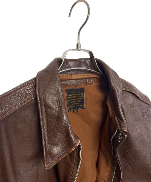 J.A.DUBOW（デュボウ）J.A.DUBOW (デュボウ) フライトジャケット ブラウン サイズ:40の古着・服飾アイテム
