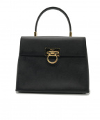 Salvatore Ferragamoサルヴァトーレ フェラガモ）の古着「2WAYハンドバッグ」｜ブラック
