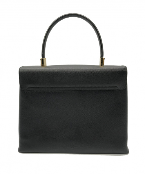 Salvatore Ferragamo（サルヴァトーレ フェラガモ）Salvatore Ferragamo (サルヴァトーレフェラガモ) 2WAYハンドバッグ ブラック AF-21 0290の古着・服飾アイテム