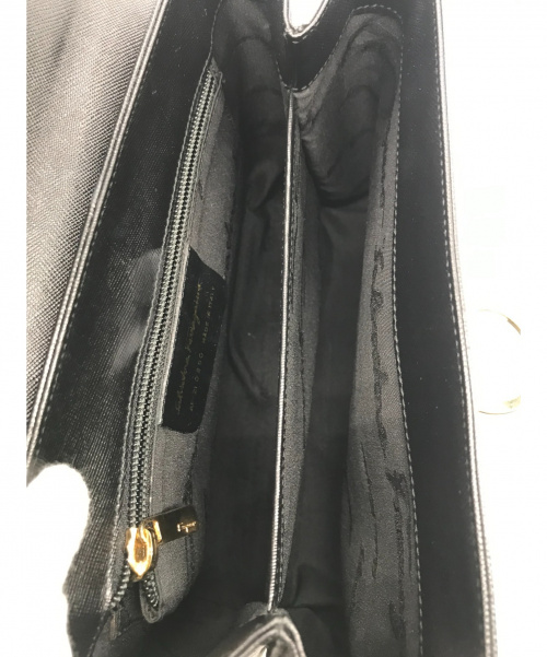 Salvatore Ferragamo（サルヴァトーレ フェラガモ）Salvatore Ferragamo (サルヴァトーレフェラガモ) 2WAYハンドバッグ ブラック AF-21 0290の古着・服飾アイテム