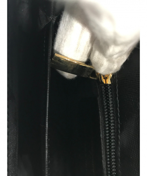 Salvatore Ferragamo（サルヴァトーレ フェラガモ）Salvatore Ferragamo (サルヴァトーレフェラガモ) 2WAYハンドバッグ ブラック AF-21 0290の古着・服飾アイテム
