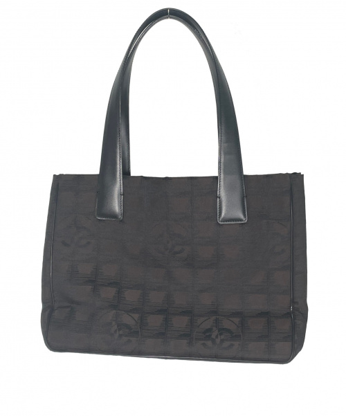 CHANEL（シャネル）CHANEL (シャネル) トートバッグ ブラウン ニュートラベルラインPM 9719286の古着・服飾アイテム