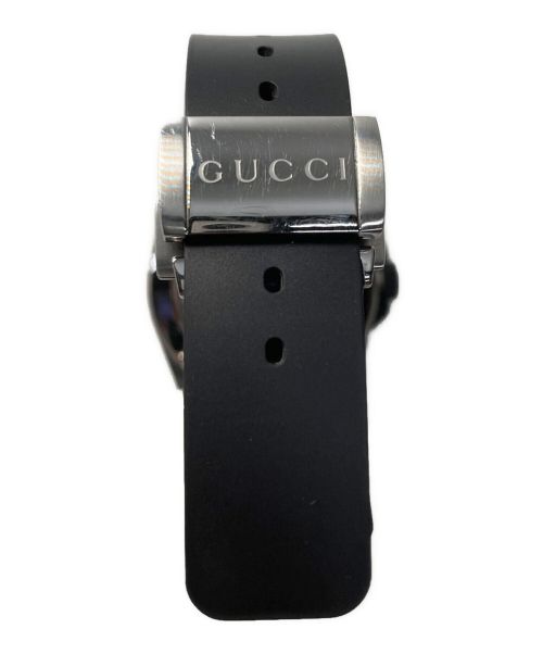 GUCCI（グッチ）GUCCI (グッチ) ダイバーズウォッチ スネークモチーフ ブラックの古着・服飾アイテム