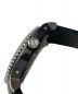 中古・古着 GUCCI (グッチ) ダイバーズウォッチ スネークモチーフ ブラック：64800円