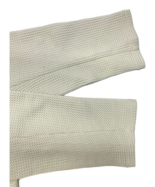 le coq sportif（ルコックスポルティフ）le coq sportif (ルコックスポルティフ) le coq sportif(ルコックスポルティフ)ワッフル地ガウンロングコート　QLWNJB03 ホワイト サイズ:FREEの古着・服飾アイテム