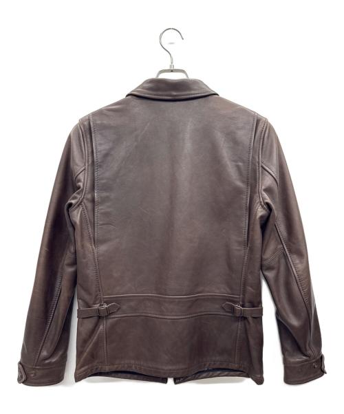 Schott（ショット）Schott (ショット) シングルライダースジャケット ブラウン サイズ:Sの古着・服飾アイテム