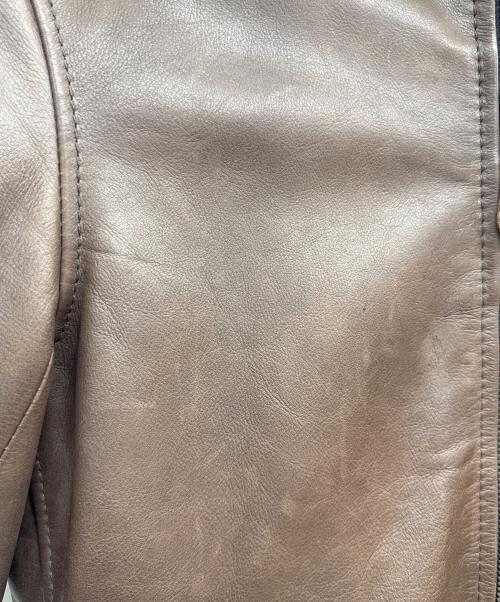 Schott（ショット）Schott (ショット) シングルライダースジャケット ブラウン サイズ:Sの古着・服飾アイテム