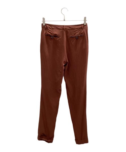 GUCCI（グッチ）GUCCI (グッチ) シルクタックパンツ ブラウン サイズ:36の古着・服飾アイテム