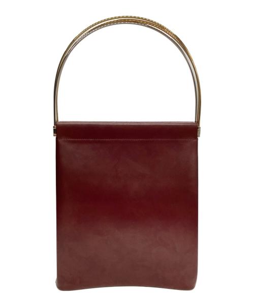 Cartier（カルティエ）Cartier (カルティエ) トリニティハンドバッグ ブラウンの古着・服飾アイテム