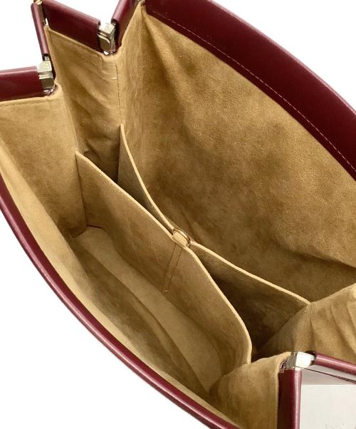 Cartier（カルティエ）Cartier (カルティエ) トリニティハンドバッグ ブラウンの古着・服飾アイテム
