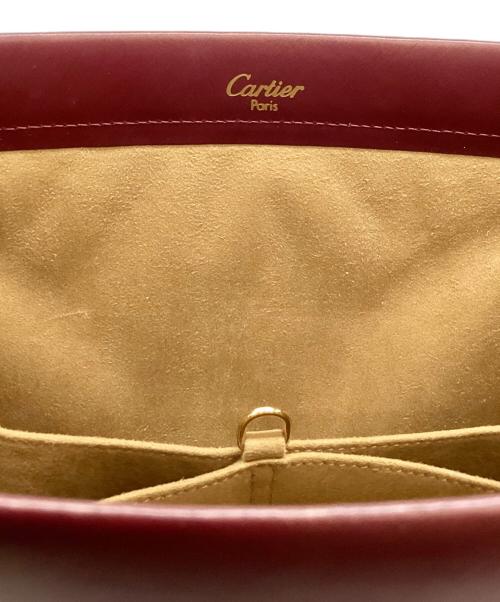Cartier（カルティエ）Cartier (カルティエ) トリニティハンドバッグ ブラウンの古着・服飾アイテム
