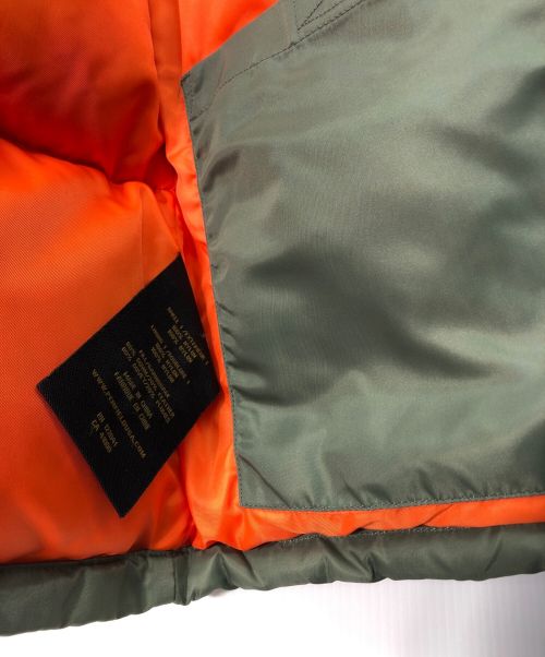 fennica（フェニカ）fennica (フェニカ) ダウンジャケット オリーブ サイズ:X SMALLの古着・服飾アイテム