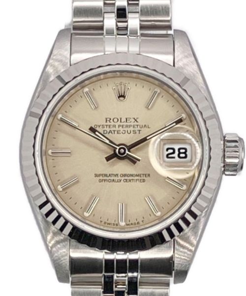 ROLEX（ロレックス）ROLEX (ロレックス) デイトジャスト シルバー文字盤（ヤケ有） サイズ:26mmの古着・服飾アイテム