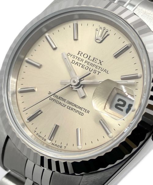 ROLEX（ロレックス）ROLEX (ロレックス) デイトジャスト シルバー文字盤（ヤケ有） サイズ:26mmの古着・服飾アイテム