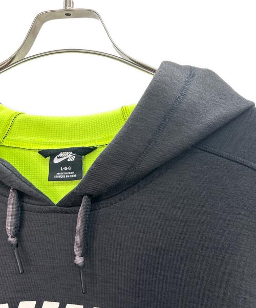 NIKE SB（ナイキエスビー）NIKE SB (ナイキエスビー) プルオーバーパーカー グレー サイズ:Lの古着・服飾アイテム