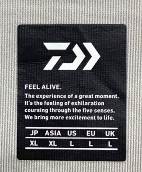 DAIWA（ダイワ）DAIWA (ダイワ) ゴアテックスインフィニアムプロダクトレインスーツ オレンジ×ブラック サイズ:XLの古着・服飾アイテム