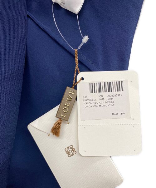 LOEWE（ロエベ）LOEWE (ロエベ) ブラウス ネイビー サイズ:M 未使用品の古着・服飾アイテム