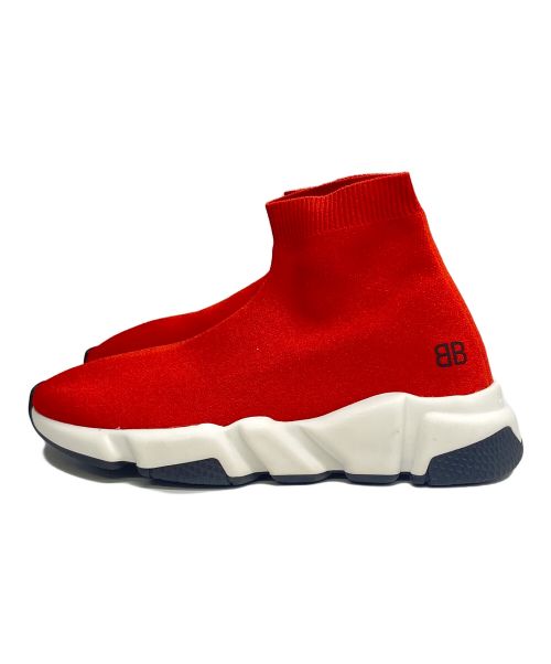 BALENCIAGA（バレンシアガ）BALENCIAGA (バレンシアガ) スピードトレーナースニーカー レッド サイズ:20-20.5の古着・服飾アイテム
