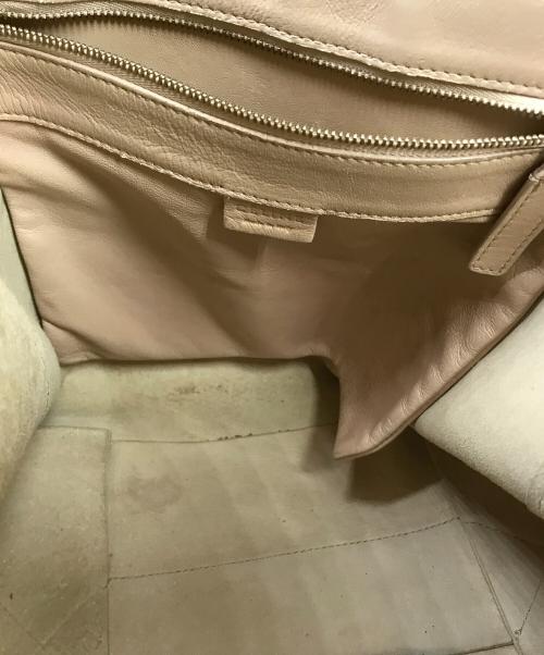 CELINE（セリーヌ）CELINE (セリーヌ) ホリゾンタルカバ トートバッグ ピンクの古着・服飾アイテム