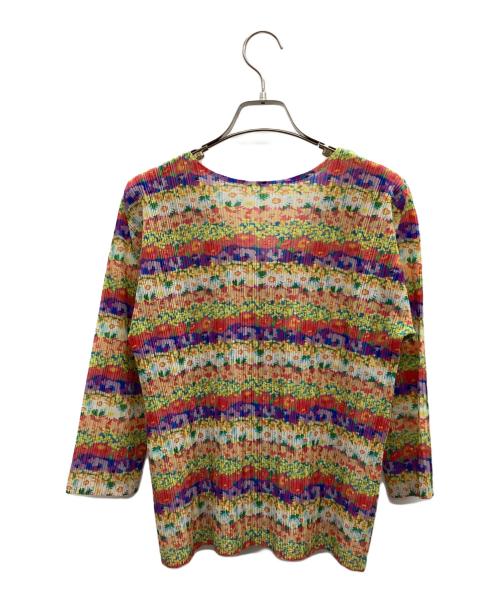 PLEATS PLEASE（プリーツプリーズ）PLEATS PLEASE (プリーツプリーズ) プリーツブラウス マルチカラー サイズ:3の古着・服飾アイテム