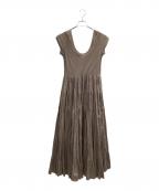 MARIHAマリハ）の古着「ノースリーブワンピース」｜ブラウン