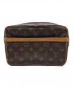 LOUIS VUITTONルイ ヴィトン）の古着「セカンドバッグ　コンピエーニュ23　モノグラム」｜ブラウン