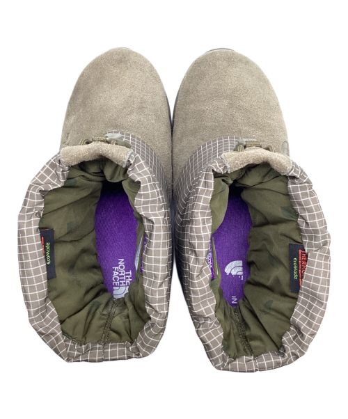 THE NORTHFACE PURPLELABEL（ザ・ノースフェイス パープルレーベル）THE NORTHFACE PURPLELABEL (ザ・ノースフェイス パープルレーベル) Nuptse Bootie WP Leather ブラウン サイズ:26.0の古着・服飾アイテム