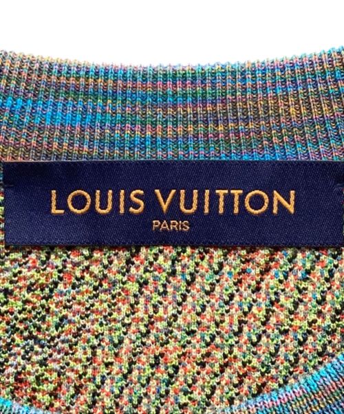 LOUIS VUITTON（ルイ ヴィトン）LOUIS VUITTON (ルイ ヴィトン) ブルームスペースダイジャガードセーター サイズ:XLの古着・服飾アイテム