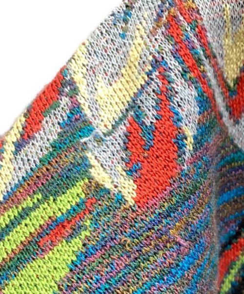 LOUIS VUITTON（ルイ ヴィトン）LOUIS VUITTON (ルイ ヴィトン) ブルームスペースダイジャガードセーター サイズ:XLの古着・服飾アイテム