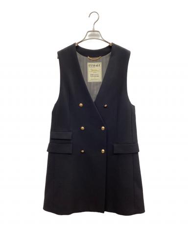 LESAGE ノーカラーベスト ネイビー　ジャーナルスタンダード 中古・古着通販】journal standard L'essage (ジャーナルスタンダード