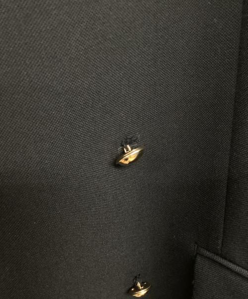 journal standard L'essage（ジャーナルスタンダード レサージュ）journal standard L'essage (ジャーナルスタンダード レサージュ) ヴィスポリーノノーカラーベスト ブラック サイズ:FREEの古着・服飾アイテム