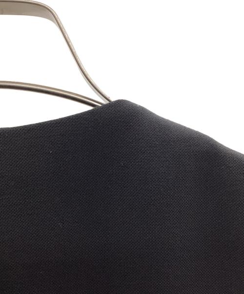 journal standard L'essage（ジャーナルスタンダード レサージュ）journal standard L'essage (ジャーナルスタンダード レサージュ) ヴィスポリーノノーカラーベスト ブラック サイズ:FREEの古着・服飾アイテム