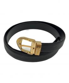 LOUIS VUITTON（ルイ ヴィトン）の古着「ベルト」｜ブラック×ゴールドカラー